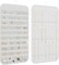 Hanging Jewelry Organizer Storage, 40 Pockets 36 Hooks Necklace Earring Necklace Bracelet Ring Organizer, Double - Sided Design, White